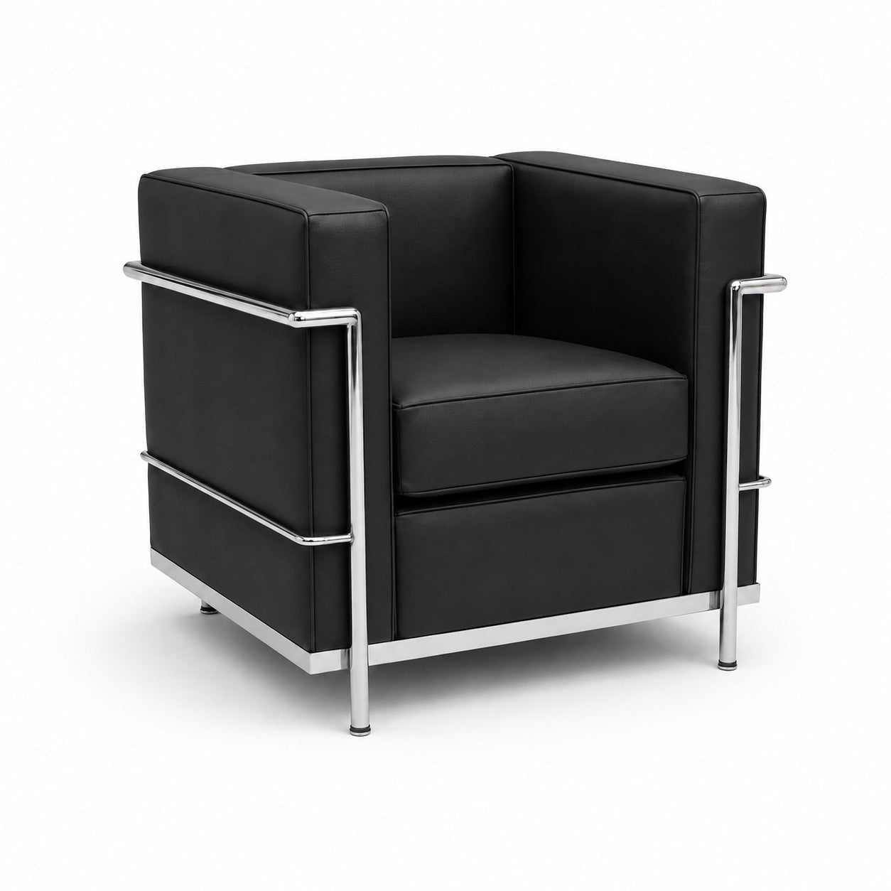 2× LC2 Sessel & LC2 2-Sitzer Sofa – Set