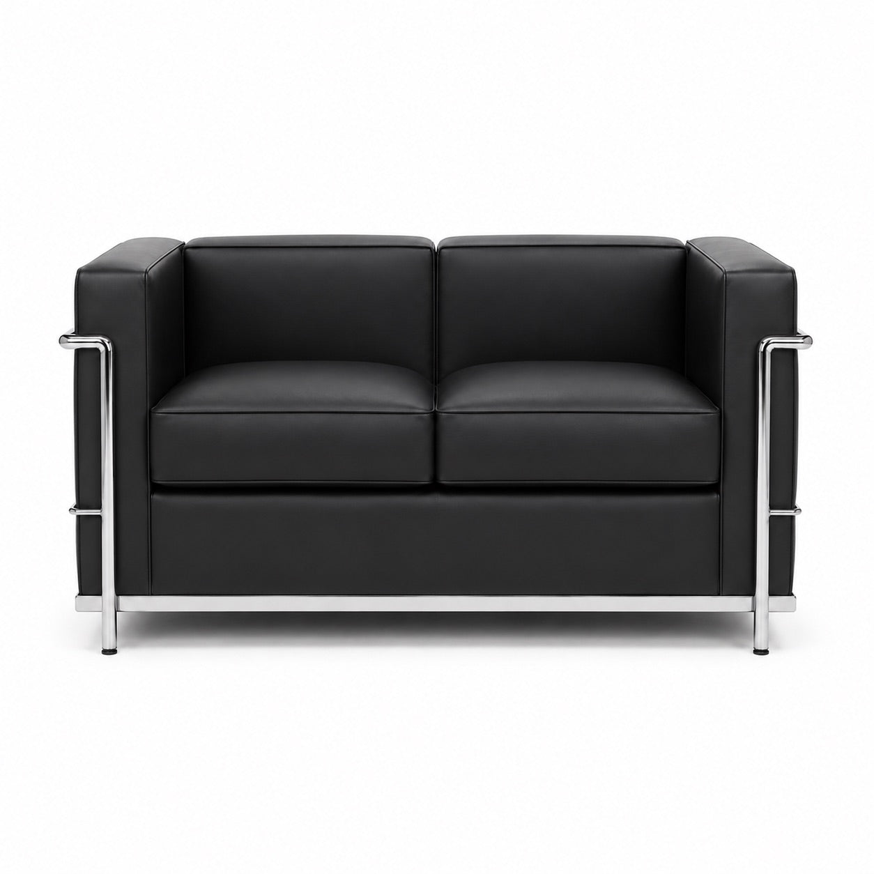 2× LC2 Sessel & LC2 2-Sitzer Sofa – Set