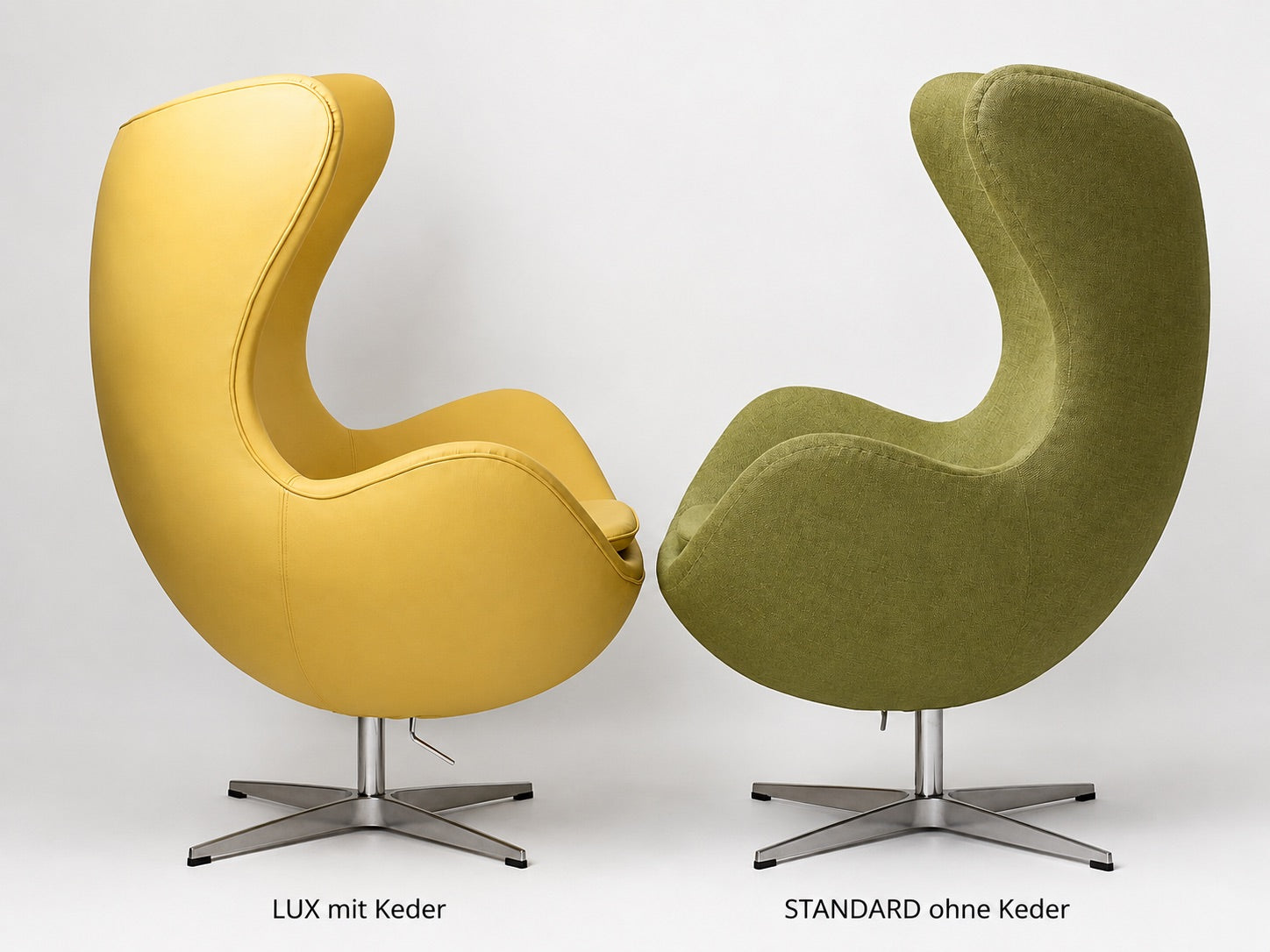 Arne Jacobsen Egg Chair – Leder oder Stoff
