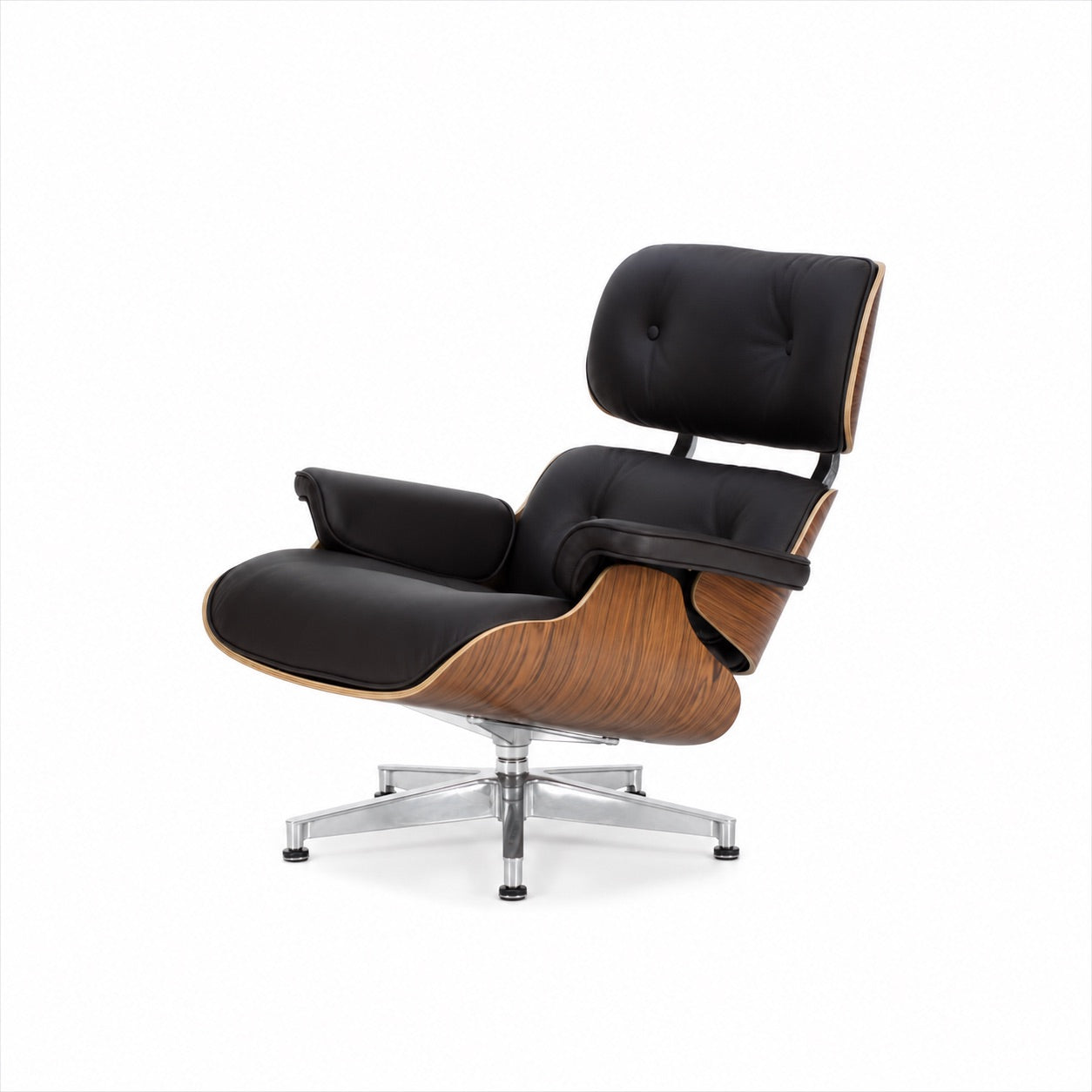 Eames Lounge Chair aus Leder und Holz – gefertigt in Italien